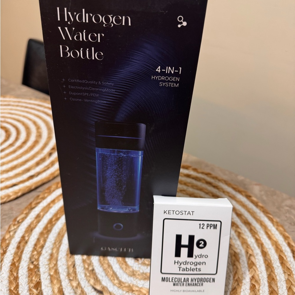 Hydrogen Water Bottle with Hydrogen Tablets